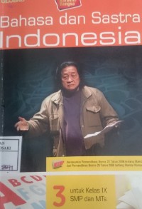Image of Bahasa dan Sastra Indonesia 3
