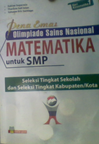 Image of Pena Emas Olimpiade Sains Nasional MATEMATIKA untuk SMP